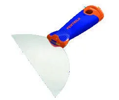 Çift Renk Paslanmaz Çelik Yarım Ay Köşe Spatulası 13,5 cm